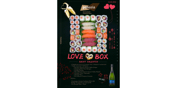 Love box St Valentin by Panasia